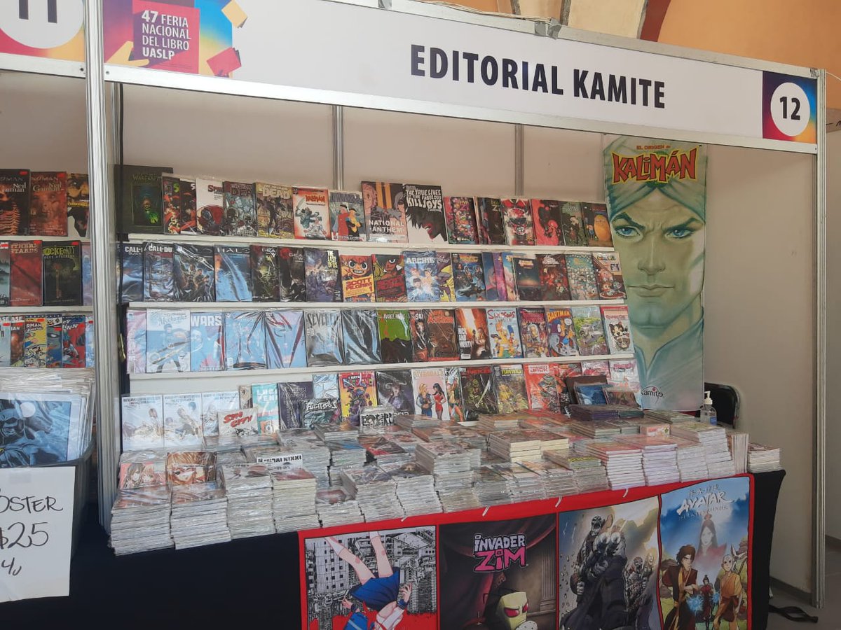 kamite_manga's tweet photo. Sobrinos, ¡tienen que visitarnos en la #FeriadelLibroUASLP! 😁
Los esperamos con todos sus títulos favoritos de cómics y mangas. 🤗
Recuerden vamos a estar a partir de hoy, 11 de marzo y hasta el 19 de marzo, en un horario de 10:00 am a 8:00 pm. 🙌 https://t.co/Y6RqkdfOE8