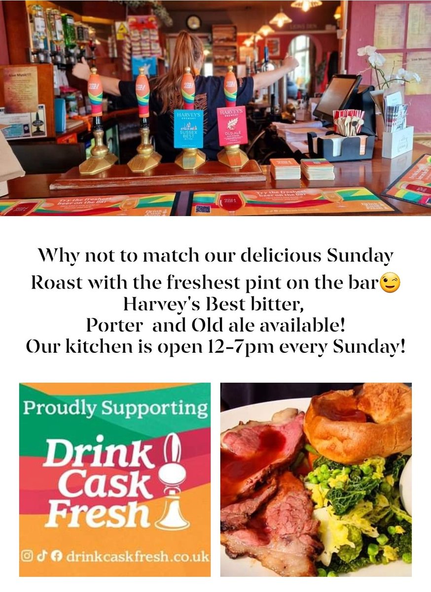 <a href="/drinkcaskfresh/">Drink Cask Fresh</a> <a href="/Harveys1790/">Harvey's Brewery</a> 
#drinkcaskfresh #AskForCask #caskfresh #FreshBeer #properpub #CaskAle #realale #CaskBeerLover