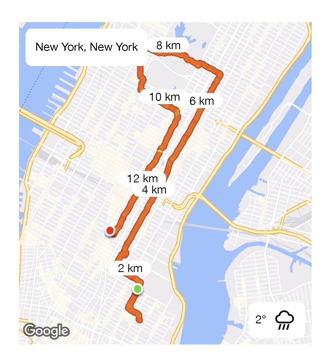 agulosso's tweet photo. Last long run before the #NYCHalf A little rain this sat morning but still added kilometers as always with the old man running club. #runningsnaps #nyc #pixel https://t.co/x1noVfW08p