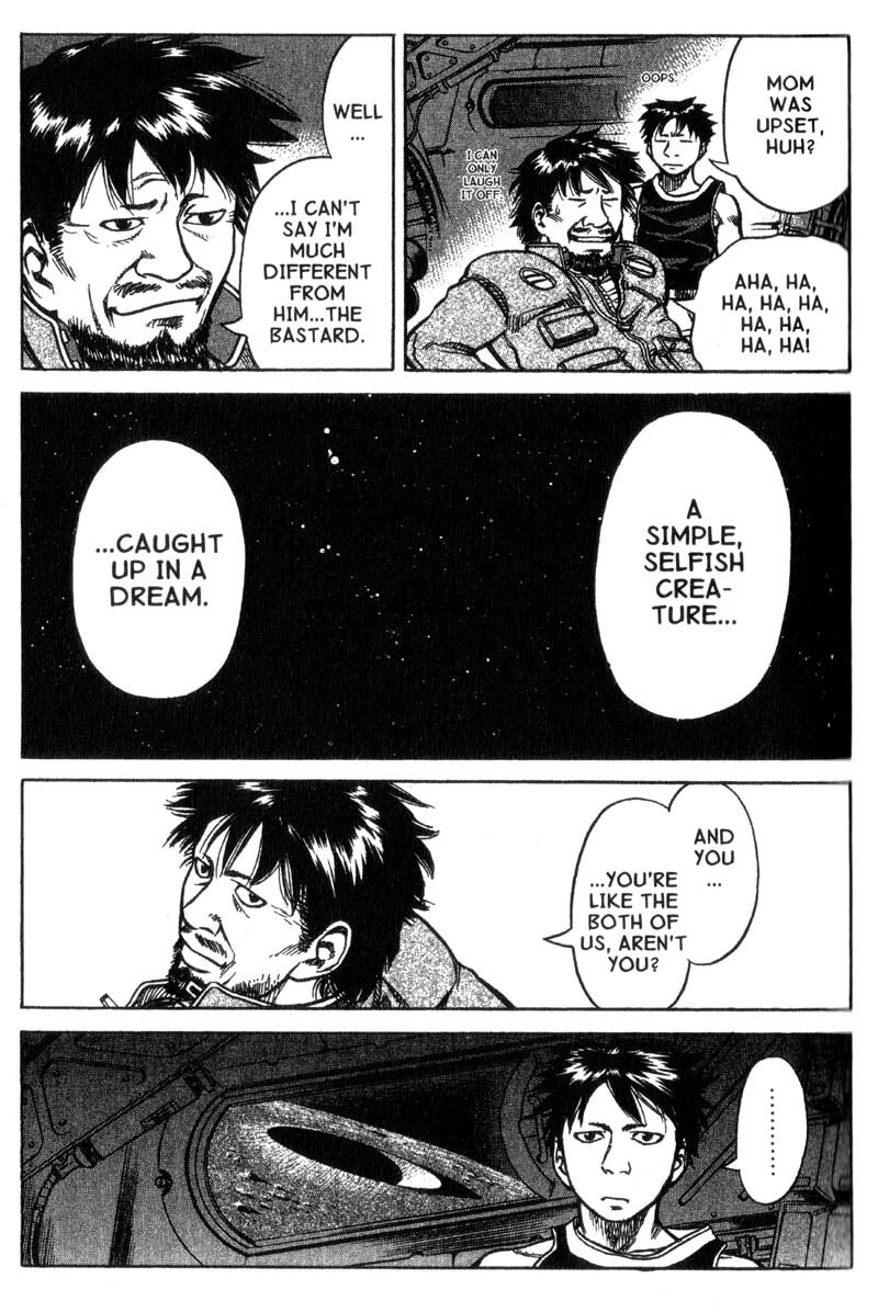 this planetes chp is such an incredibly nuanced take on the failures and accomplishments of the advancement of science. humans will never stop pushing and raising the limits of their abilities, where failures (no matter the scale) are mere stepping stones to success 