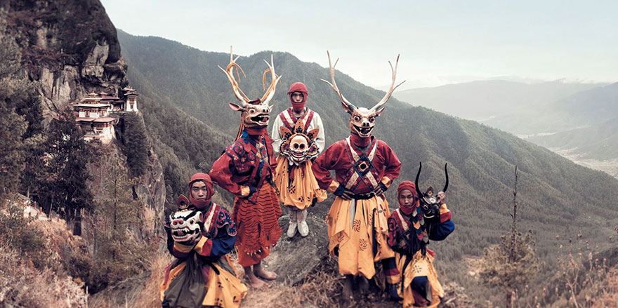 cartographer_s's tweet photo. Mask Dancers of Paro, Bhutan https://t.co/4t9pAIxdlx