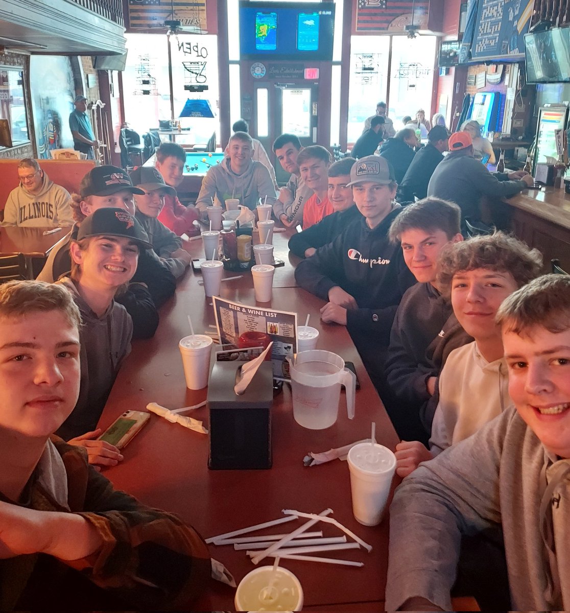 Great to get together with the guys one last time today. We are proud of our togetherness and our culture. Best of luck to Grant, Herk, and Brando. We will miss you guys.