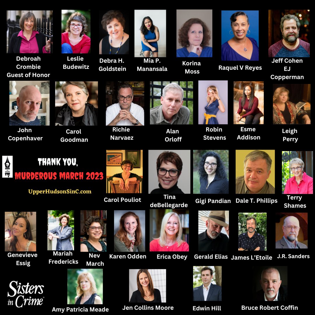 GValjan's tweet photo. 1 of 2 @NYSinC @deborahcrombie @amypmeade @essigauthor @MariahFrederick @nevmarch @karen_odden @DalePhillips2 @JamesLEtoile @TerryShames @EricaObey @ejcop @ToniLPKelner @GigiPandian @EsmeAddison @tdbwrites @johncopenhaver @C_Goodmania @richie_narvaez @alanorloff #writerslift https://t.co/aUEVaNRadZ