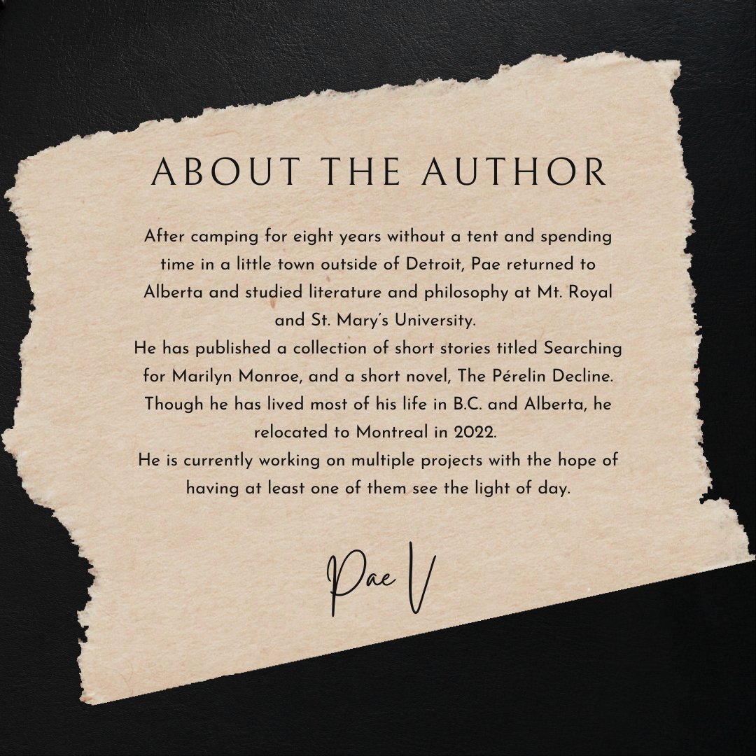 It's time for another author feature! This time, our other founder: <a href="/Pae_Veo/">PaeVeo</a>  !