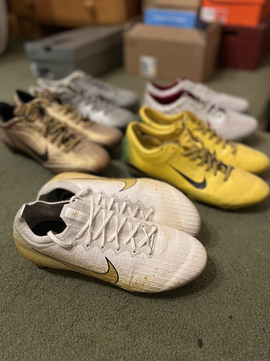 Had a great response to the boots I put up yesterday which have sold now. Any interest in any of these? Some in mint condition, some need repair work. Better for a collector. Not desperate to sell so would only listen to sensible offers. RTs appreciated.