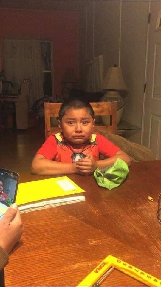 mom: 8x6 

me as a kid: