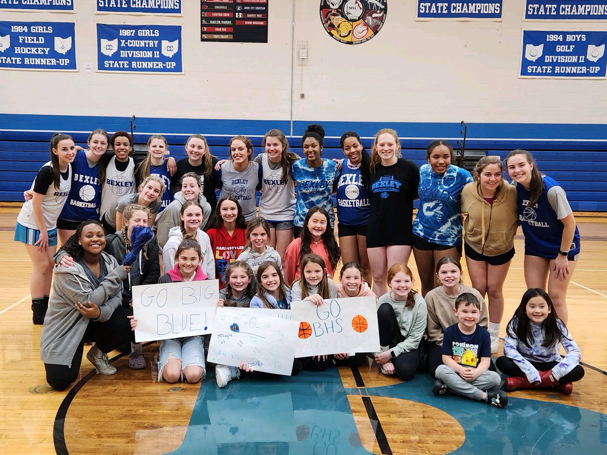 Some future Lions came to wish our current Lions good luck before the regional semi-finals!