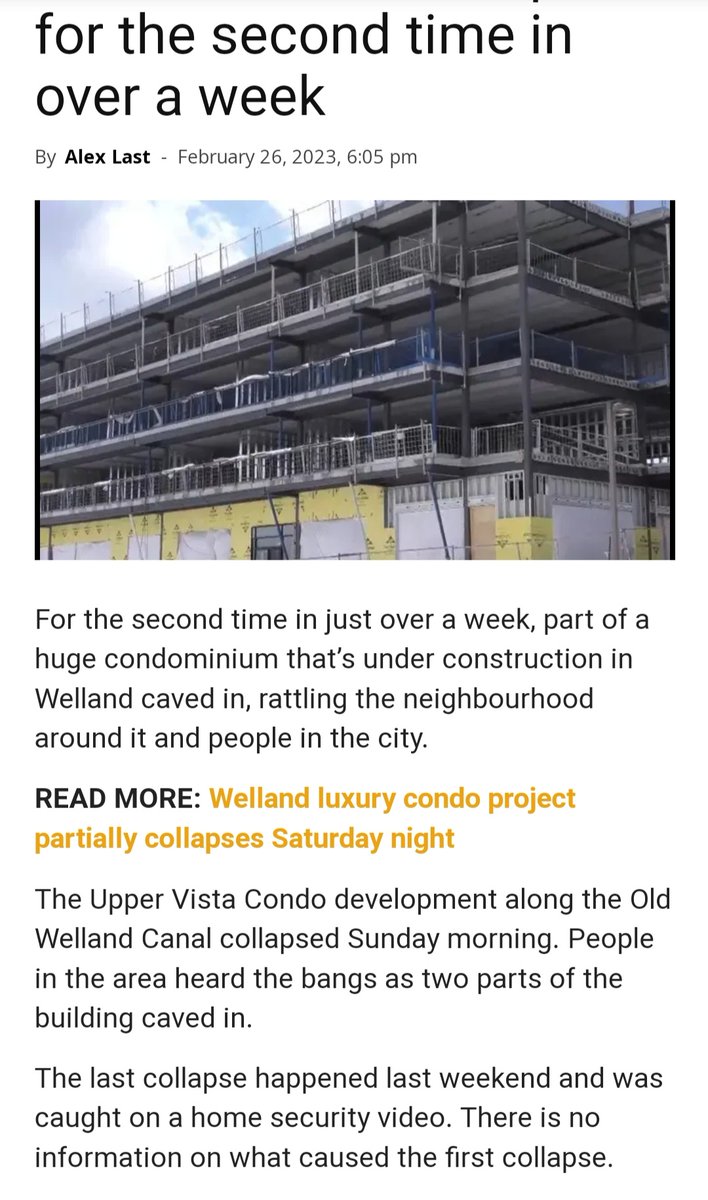 NorthShoreStar1's tweet photo. @fordnation We see what they're building Dougie, your mafia buddies building substandard buildings, since you gave them the go ahead by getting rid of red tape.
#ResignDoug https://t.co/xaHdL8LtsL
