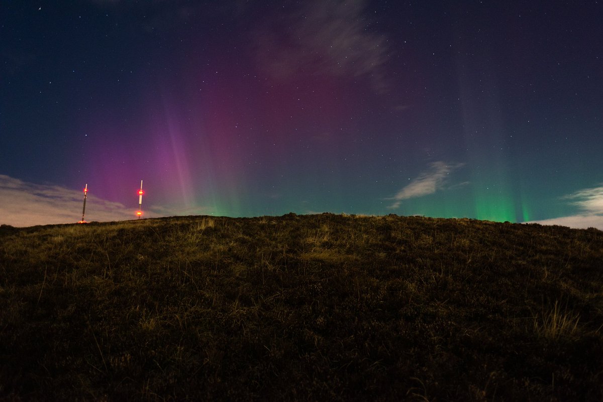 So good to see the Aurora 5mins from Belfast away from light pollution.