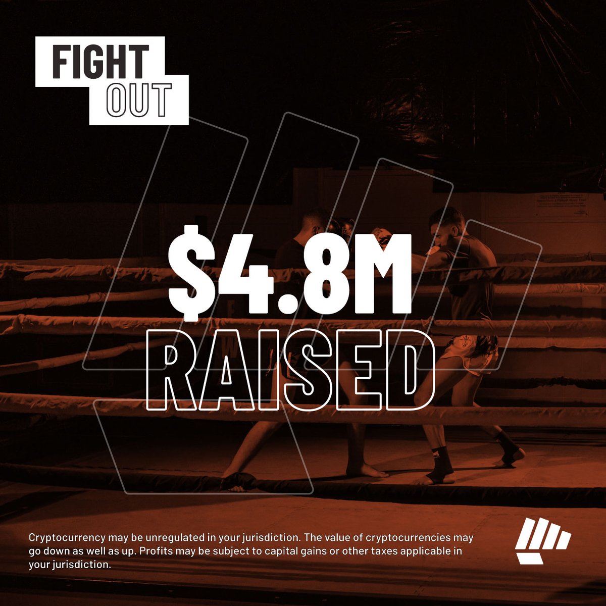 $4.8M RAISED 🔥

Our #Presale is getting closer to $5M! 💪

Remember, the price of $FGHT is increasing every 12 hours! ⏰⏰

Join the presale NOW before it's too late 👀
👉tinyurl.com/FOPresale

#Blockchain #Crypto #PlayToEarn #Web3