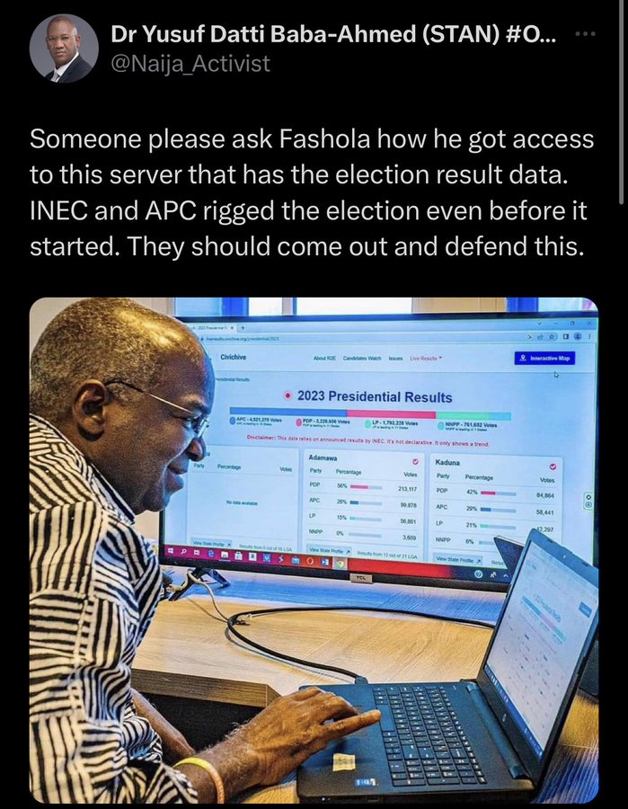 EniyeAmeze's tweet photo. Are these people's conscience dead or malfunctioning?
Obidients will definitely have the last laugh, that I am very sure of.

11th of March PU by PU Abuja 𝗪𝗮𝘇𝗶𝗿𝗶 Electoral Act IT IS DONE Kenneth Okonkwo Igbo RCCG Remi Tinubu Akwa Ibom #electionresults2023 #PeterObi2023 https://t.co/hWd4HSyysg
