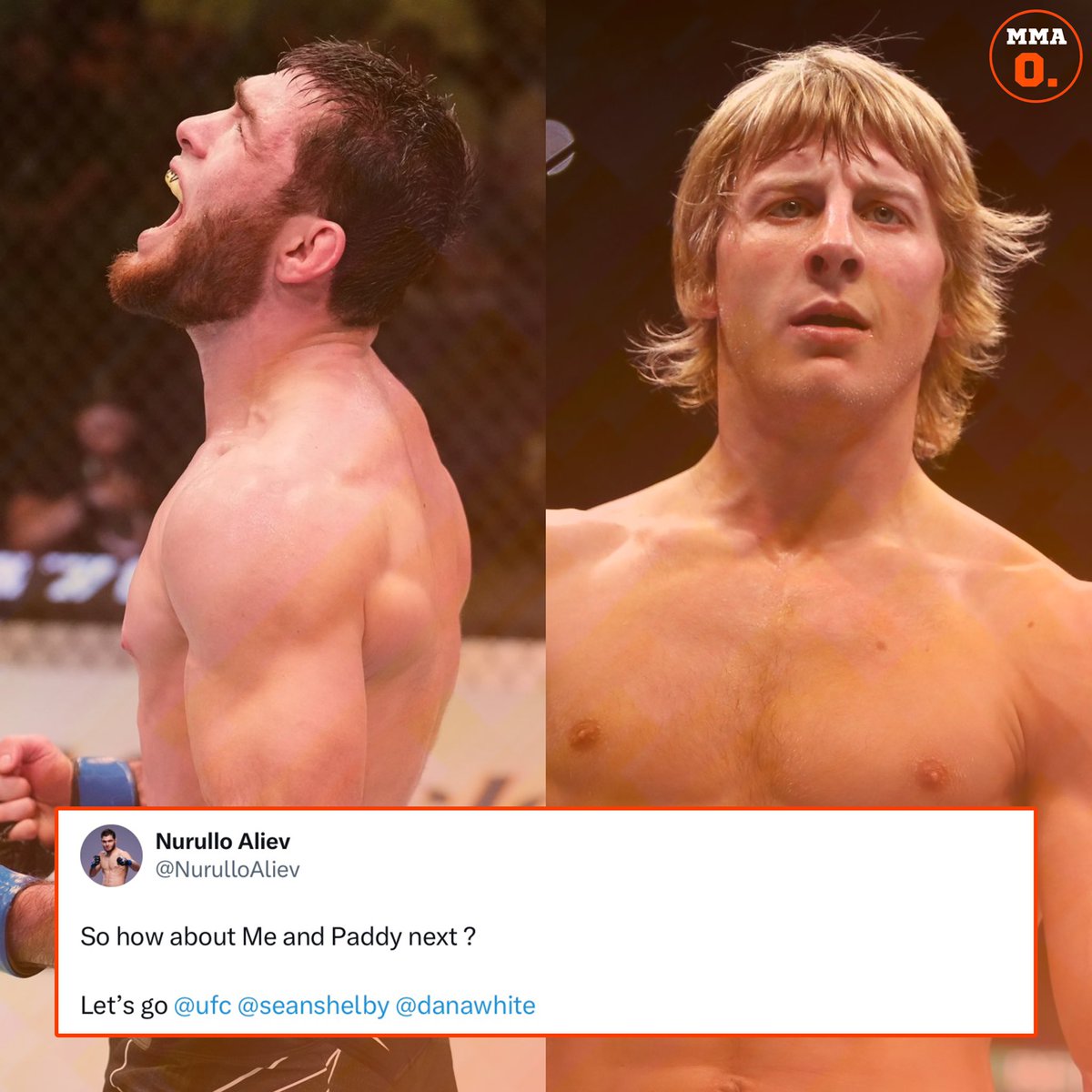 Nurullo Aliev has called out Paddy Pimblett.👀
#UFCVegas70 #UFC #MMA