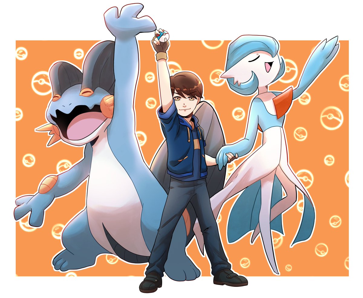 Since, today's #PokemonDay, here's my latest art commission courtesy of <a href="/malvosia/">clara 🌻 @ comms</a> ! Thanks again for your hard work!