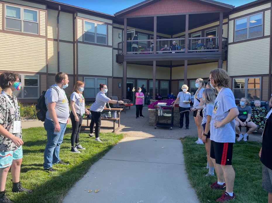 Sunday Showcase: Avera Prince of Peace

Avera Prince of Peace allows retired individuals to enjoy peace of mind and confidence through a full range of quality lifestyle options for senior living.

During Welcome Week, new students spent time with residents.

#WeAreAU | #Serve