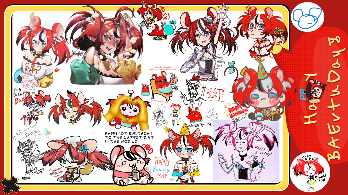 🎉Happy (not) BAErthday, <a href="/hakosbaelz/">Hakos Baelz🎲holoEN</a> !

Mischief of Brats from all over the world have come together to send you Birthday Wishes/Arts with Kudoboard - w/ a little surprise ;)

You can access the website here!

kudoboard.com/boards/xpLMwLT…

#StillNotBaeBday #HappyBaerthday #BaelzBrush