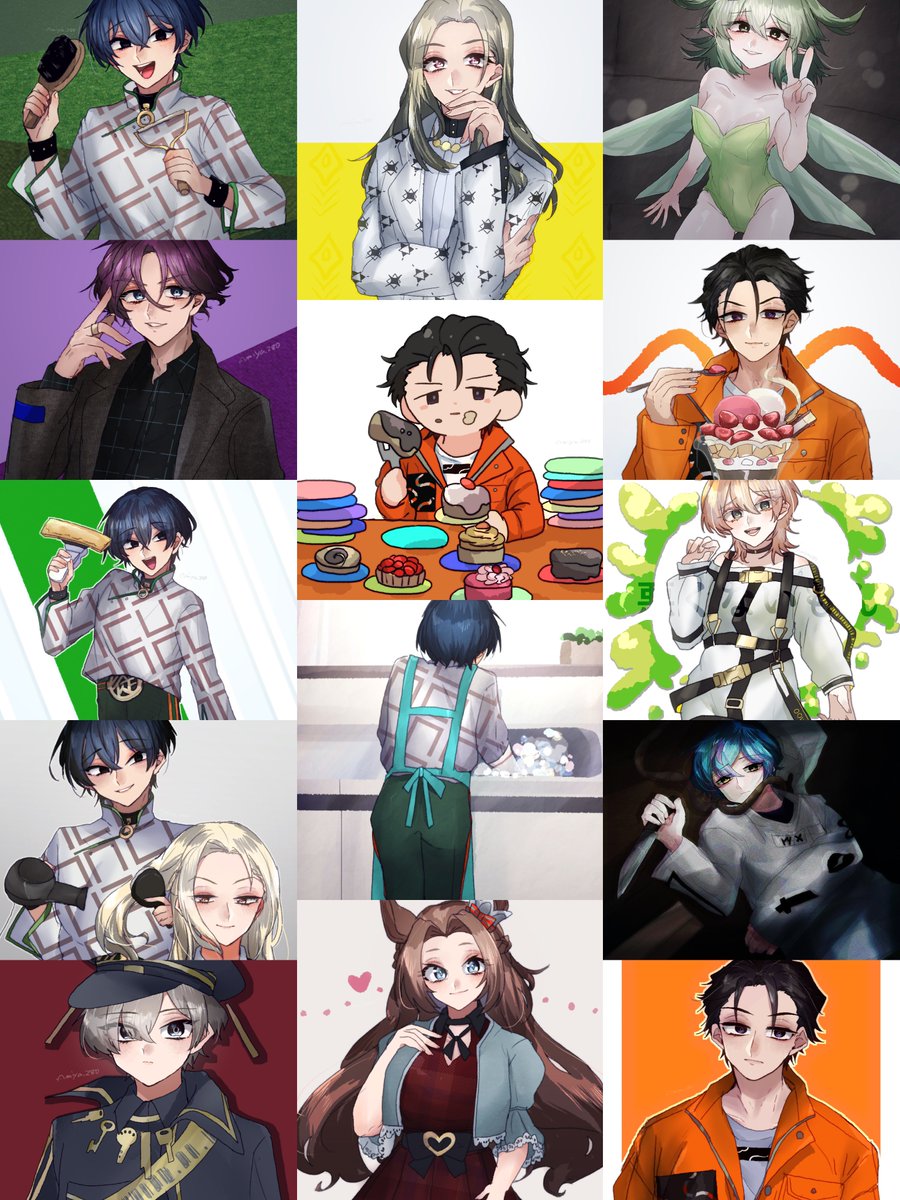 #今月描いた絵を晒す 