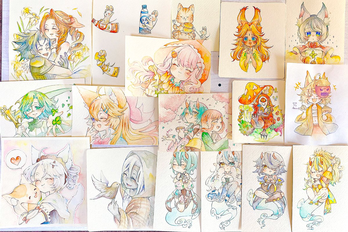 今までで1番描いた月だと思う😳
#今月描いた絵を晒そう 