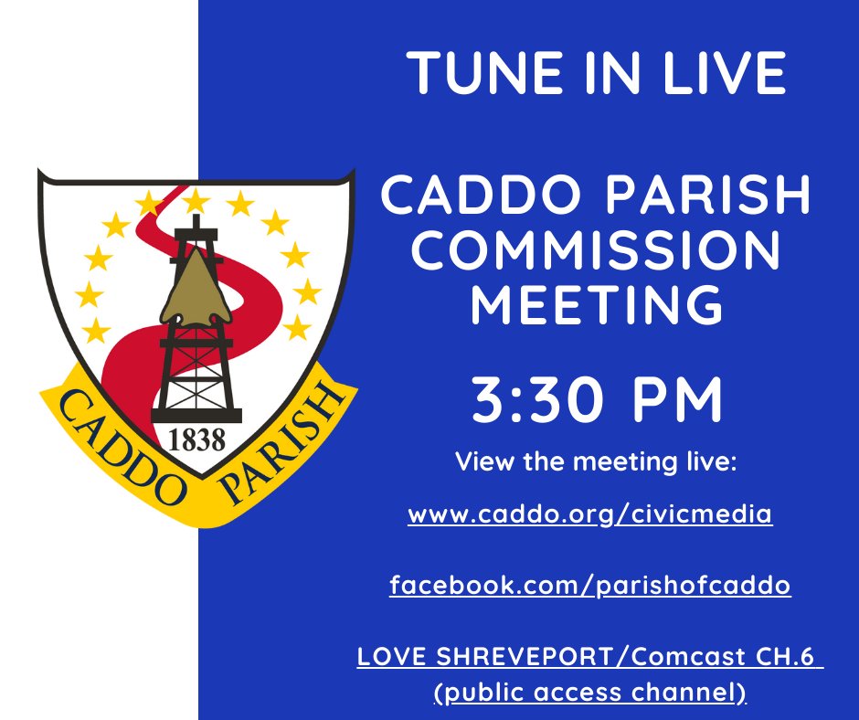 Join us LIVE today at 3:30pm for the Commission's regular session meeting--there are multiple ways to tune in: