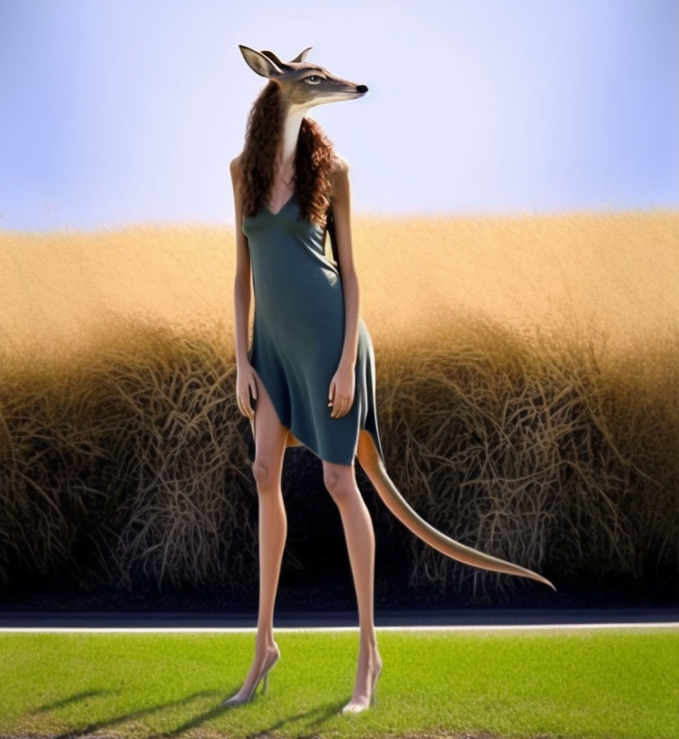 waifumachine575's tweet photo. another kangaroo woman of the outback #kangarootf #aiart #tfeveryday https://t.co/YB6VCiVVbx