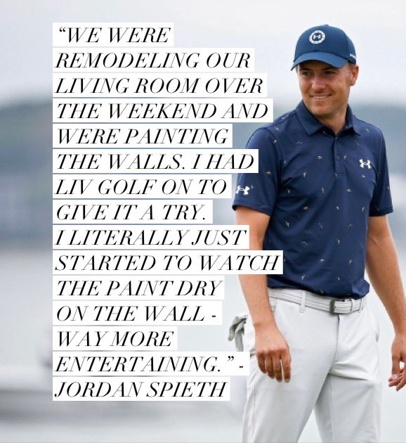 Jordan Spieth gave LIV Golf a watch. His review ⬇️