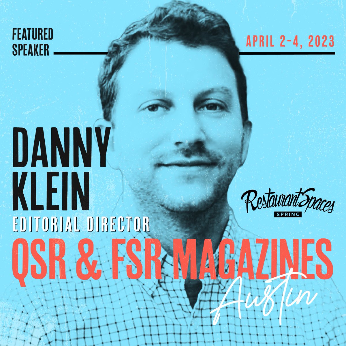 We've received many requests over the years to have Danny Klein of <a href="/QSRmagazine/">QSR magazine</a> &amp; <a href="/FSRmag/">FSR</a> join us at RestaurantSpaces. This April, Danny will share his insights in our State of the Industry discussion.
hubs.li/Q01DyPzy0
#restauranttecch #restaurantdesign #RestaurantSpaces