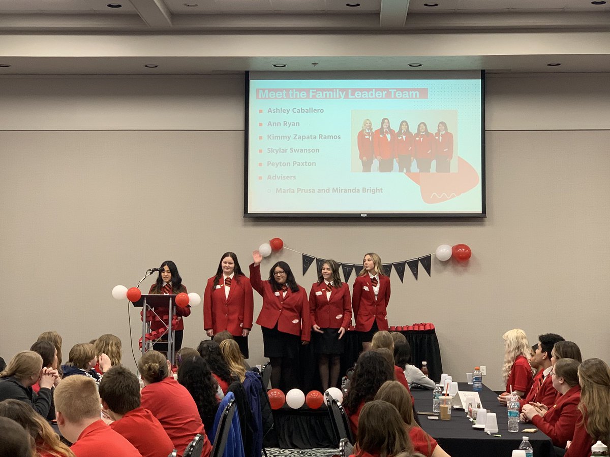 Today members of the Crete FCCLA Chapter attended the Peer Education Conference! #nefccla