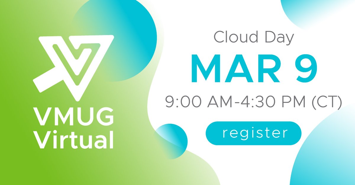 Are you ready? The VMUG March Global Virtual Event is right around the corner!
🗓 Mark your calendars and join experts like Staff Technical Marketing Architect Niels Hagoort as we dive into the latest trends in tech, best practices and more! RSVP: bit.ly/3HlFwwq
<a href="/MyVMUG/">VMware User Group</a>