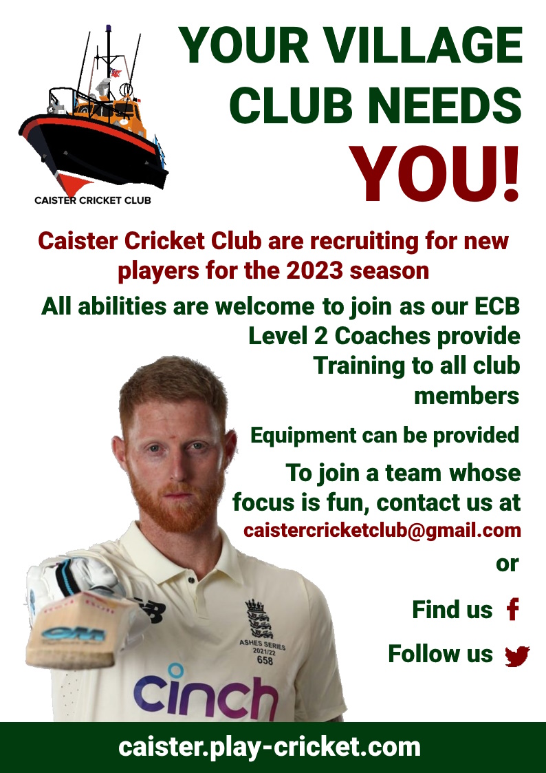 CcCaister's tweet photo. We promise you, there is no better way to spend a Saturday afternoon! So, come to nets and get some pre season training in!!! 😎😎🏏🏏 https://t.co/ZFXvknbvLg