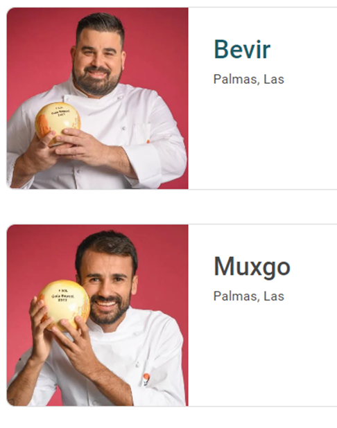 GastroCanarias's tweet photo. Nuevos #SolesRepsol de Tenerife 🌞🌞🌞🌞!!!
Felicidades a Diana Marcelino, chef de #ElSecretodeChimiche; Diego Schattenhofer de #Taste1973; José Luis Espino de #Bevir y a Borja Marrero de #Muxgo por el reconocimiento al trabajo que realizan y que impulsa la gastronomía canaria. https://t.co/bajspPfMe7