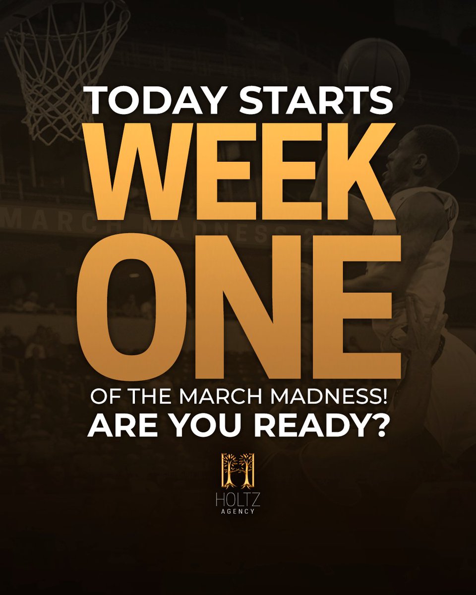 HoltzAil's tweet photo. Get ready for the March Madness of Holtz Agency!
It’s going to be a thrilling competition filled with upsets and surprises. So stay tuned and get ready to win amazing prizes! 
#AILife #AIL #HardWork #CommitToTheCulture #MiracleOfRenewals #Growth #HoltzAgency #CTTC https://t.co/XFcTqzTzP3