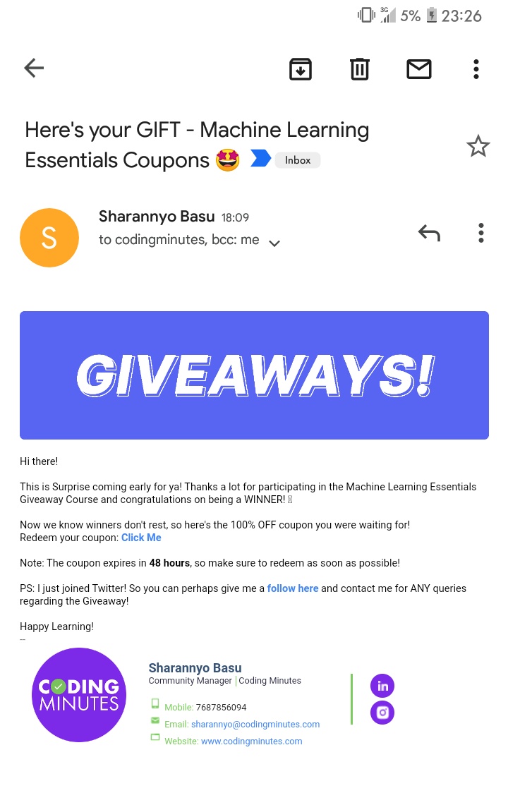 plus_betting's tweet image. Thanks @basucodes , @MinutesCoding ,
It will help me a lot in my journey😃

#Coding #Machinelearning #Giveaway