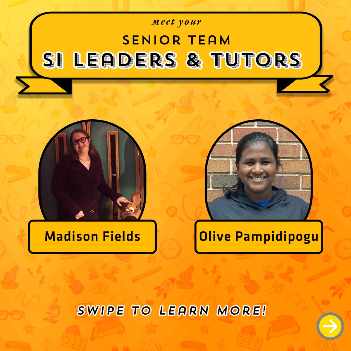 ShockerCenter's tweet image. Happy SI/Tutor Appreciation Week!🎉 As always we're giving a massive thanks to our Senior Team!  Where would we be without them? Backboneless, because they're the  backbone of the SLC.🦴Thank you so much for your dedication to the SLC.☺️ #wsuslc #appreciationweek #Shockersup