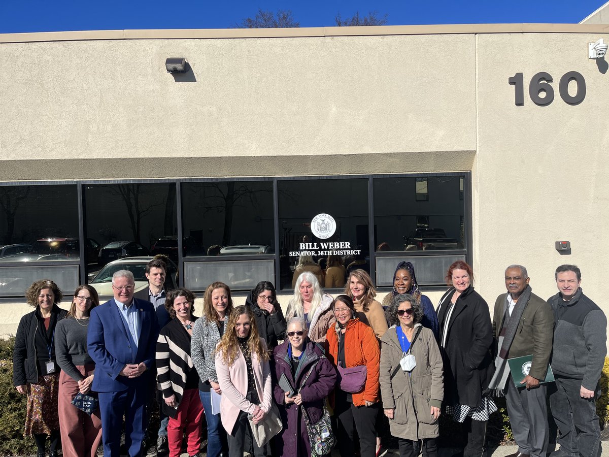 goRCLS's tweet photo. Thank u @weber4senate38 for meeting w @goRCLS & 8 member libraries. We enjoyed getting to know u! We would appreciate your support in ⬆️ our much-needed constr aid. This $ helps w renovations, rehab, sustainability initiatives, & more #libraryconstructionaid #nyslibraries #lad23 https://t.co/fB9kZ9WzAa