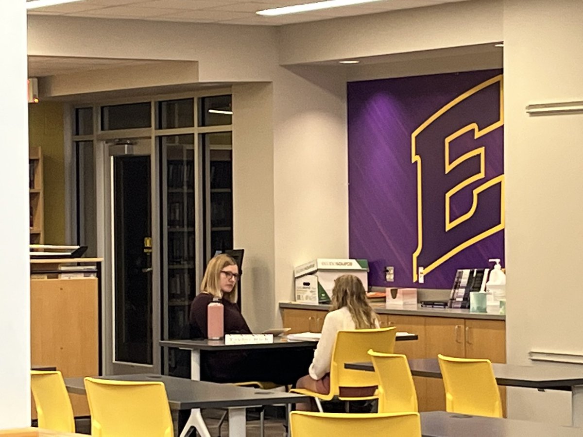 DettmannLisa's tweet image. Students taking our English 11/GTC Speaking Principles dual enrollment course had the opportunity to demonstrate their strong communication skills during mock interviews with our business partners. It was an awesome experience. #eahsgo #1Herd