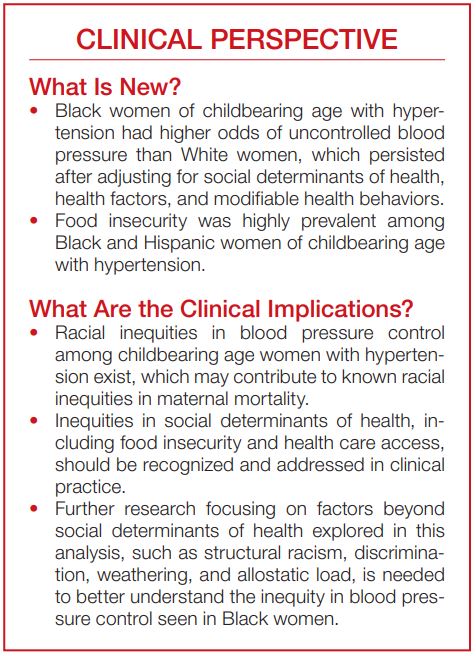 JAHA (@jaha_aha) on Twitter photo In this study, <a href="/lckovell/">Lara C Kovell</a> and colleagues show that racial inequities exist in blood pressure control and food insecurity among women of childbearing age with hypertension. #AHAJournals #GoRedforWomen ahajrnls.org/3EDJfFa In this study, <a href="/lckovell/">Lara C Kovell</a> and colleagues show that racial inequities exist in blood pressure control and food insecurity among women of childbearing age with hypertension. #AHAJournals #GoRedforWomen ahajrnls.org/3EDJfFa