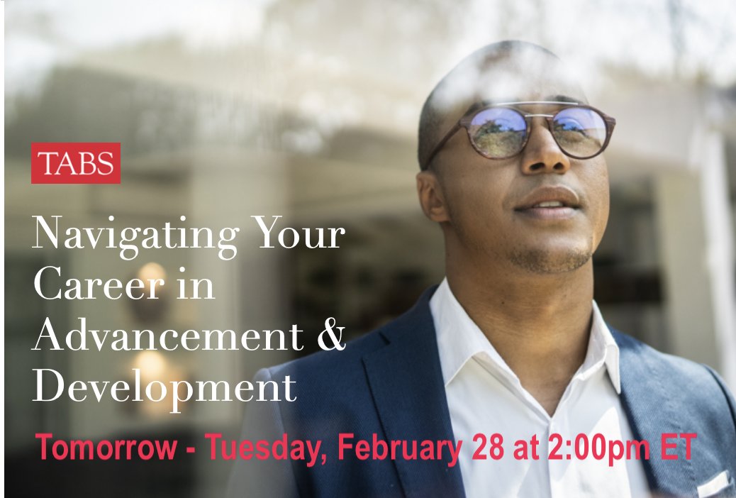Join us for a discussion about the importance of career considerations from multiple perspectives, how to open the conversation about growth within your own institution, and investing in your future self.

tabs.zoom.us/meeting/regist…