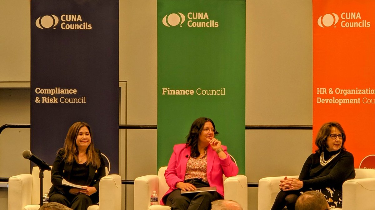 VTcreditunions's tweet photo. Kudos to Christine Messer, CFO @HFCUVT, for representing the CUNA Finance Council in a key mgmt issues breakout sessions @ the CUNA GAC. #cunagac #avcu #vtcreditunions https://t.co/yPDNqKnIk5