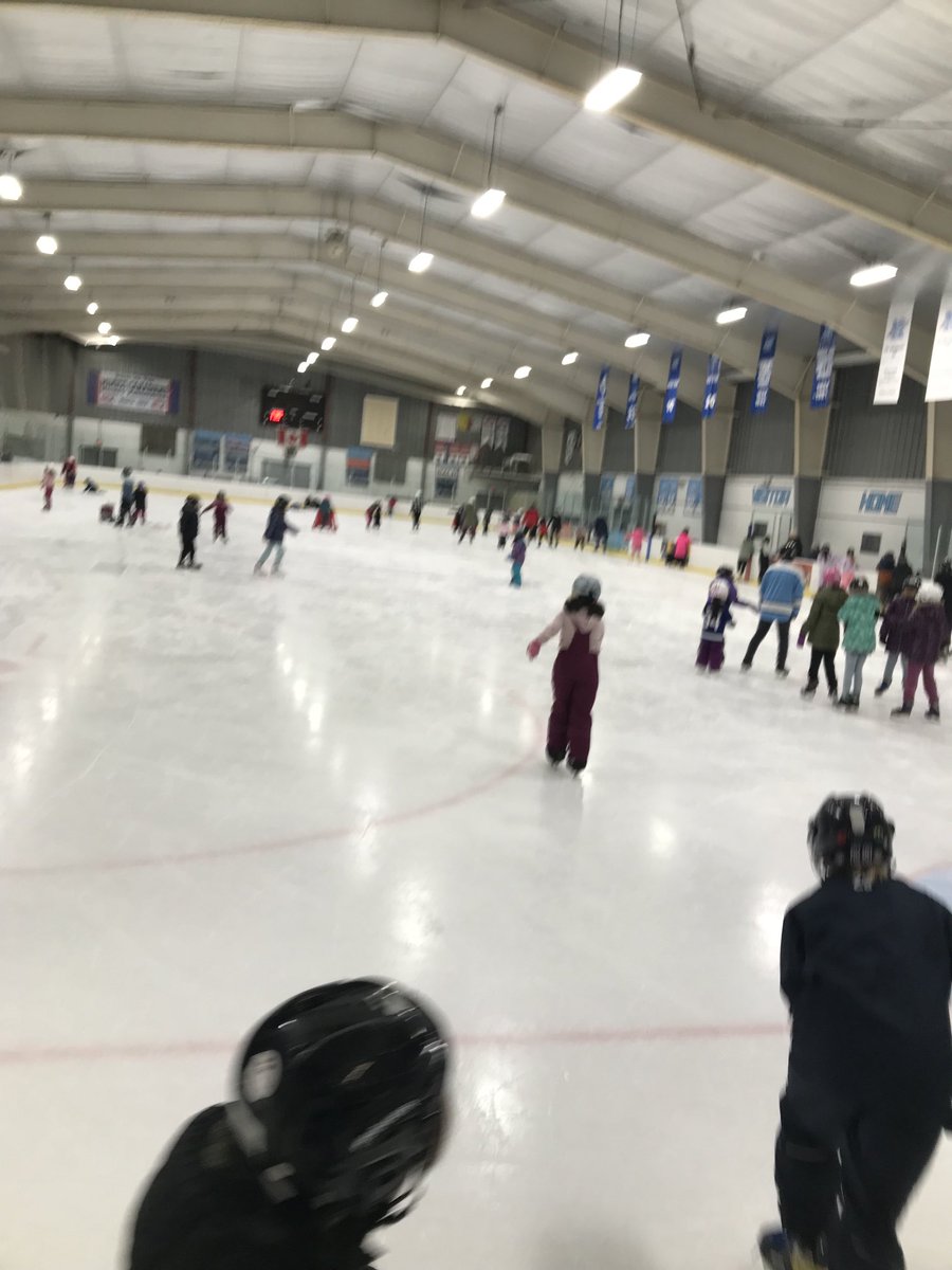 Magical fun at Mimico arena this afternoon.  We’ve come a long way in just 4 weeks of skate-dates!