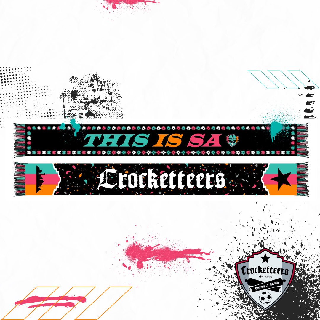 Crocketteers's tweet photo. Who said Mondays are bad? Special delivery! @RuffneckScarves #ThisIsSA #campeones https://t.co/HBaoNDLGSC @SanAntonioFC https://t.co/UJIJPixDHa