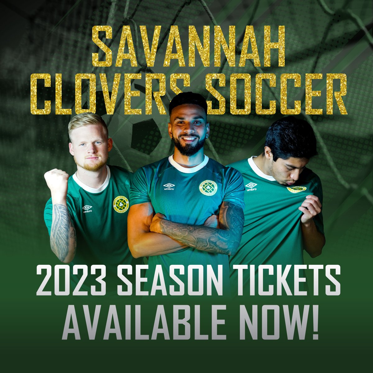 SavCloversFC's tweet photo. 🚨SEASON TICKET ALERT!🚨 You can now purchase your official Savannah Clovers FC season tickets! ☘️⚽🎟️ Follow the link: https://t.co/Pfi2dKFWnh https://t.co/8nEMqCJko5