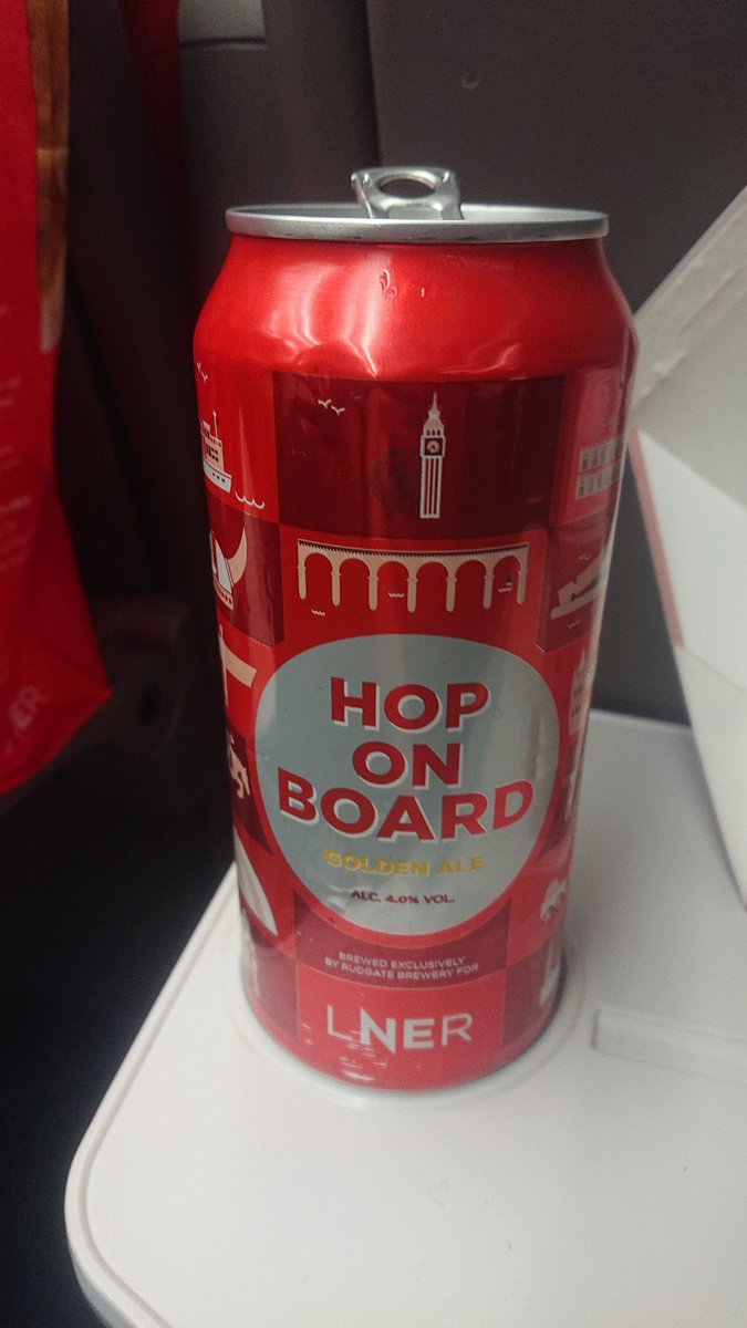 NathanGraham's tweet photo. Not the greatest weekend, but found a pearler of a beer during the @LNER journey home ⚫⚪⚫⚪⚫⚪ https://t.co/Kz5tb0G63j