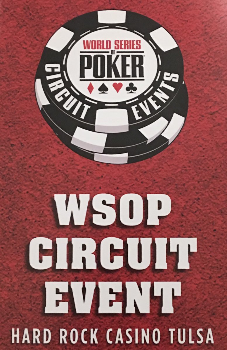 BillBruce's tweet photo. Looking forward to the @WSOP Circuit @TulsaHardRock coming up March 8-20. It’s going to be another great event!
#WSOP #wsopTulsa #TulsaPoker #HardRock #wsopcircuit #HardRockPoker #worldseriesofpoker https://t.co/mMROmnwt7u
