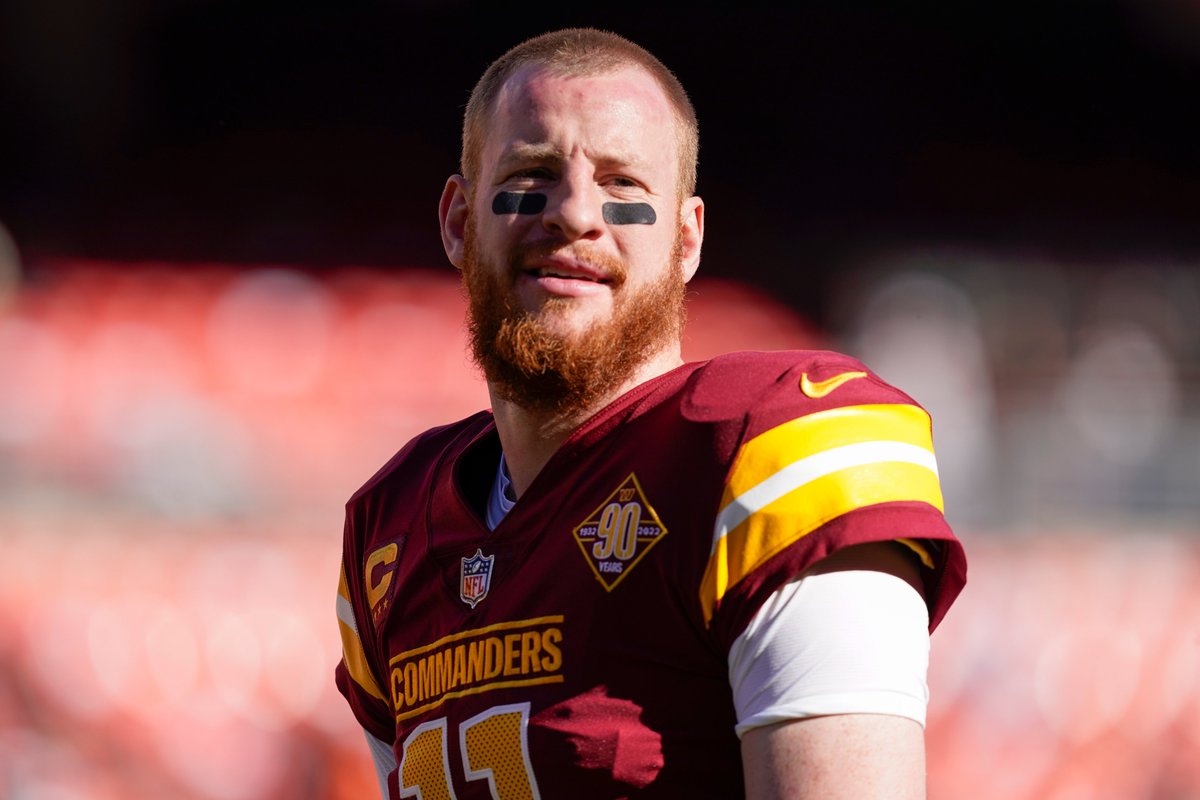 FanDuelSports's tweet photo. Fill in the blank.

Carson Wentz will play for the _______ next season. https://t.co/szRV7ZgAJl