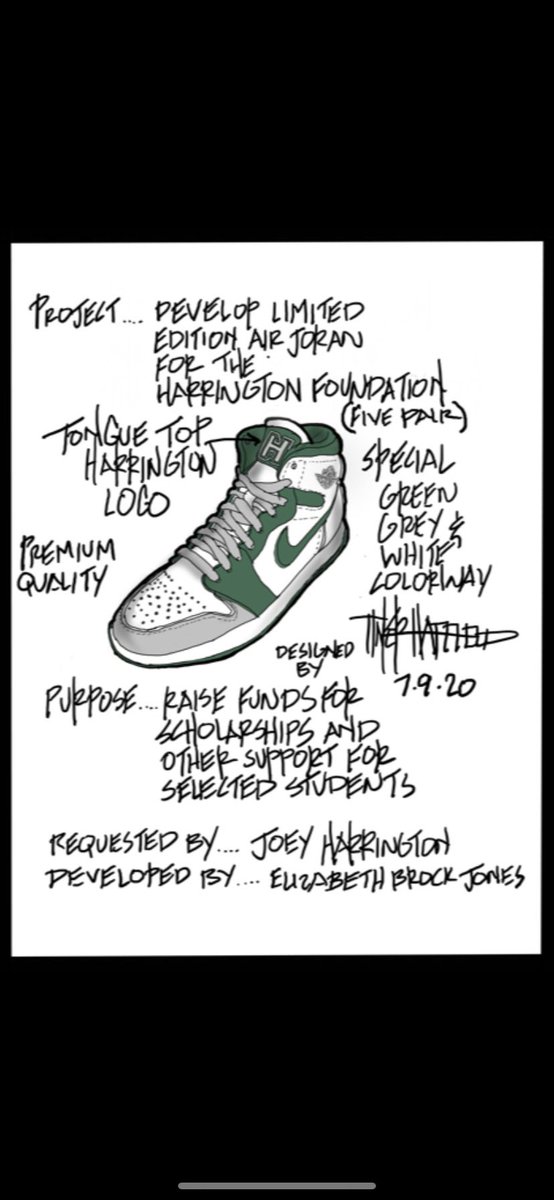 Joey Harrington (@joey3harrington) on Twitter photo Hey <a href="/ComplexSneakers/">Complex Sneakers</a> thought your followers might like this! I’m launching a raffle March 5. <a href="/HarringtonFF/">Harrington Family Foundation</a> Jordan 1 and <a href="/oregonfootball/">Oregon Football</a> Jordan 14 signed by Tinker Hatfield. Proceeds go to my community leadership scholarship! Link will be on our website harringtonfamilyfoundation.org Hey <a href="/ComplexSneakers/">Complex Sneakers</a> thought your followers might like this! I’m launching a raffle March 5. <a href="/HarringtonFF/">Harrington Family Foundation</a> Jordan 1 and <a href="/oregonfootball/">Oregon Football</a> Jordan 14 signed by Tinker Hatfield. Proceeds go to my community leadership scholarship! Link will be on our website harringtonfamilyfoundation.org