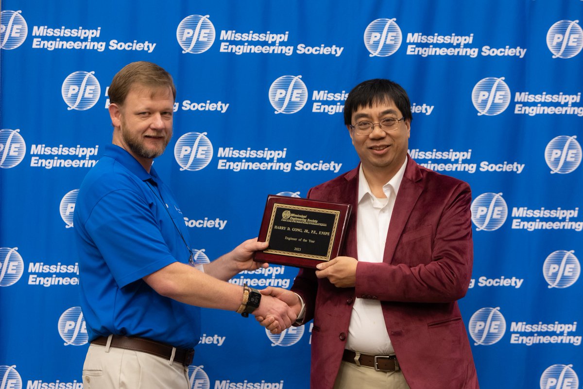 MSDH's Harry D. Gong, Jr., P.E., F.NSPE, was named the 2023 Engineer of the Year by the Mississippi Engineering Society (MES) for his work with the MSDH Bureau of Public Water Supply, the MES, and the National Society of Professional Engineers. Congratulations, Harry!