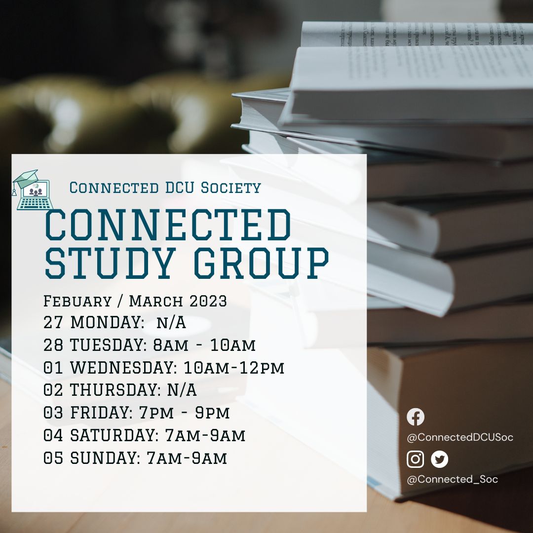 Connected DCU Society tweet media