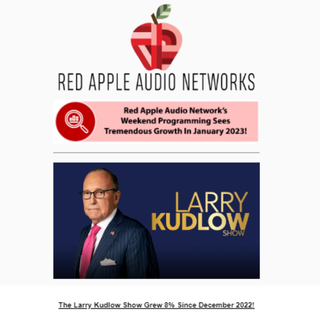 Red Apple Audio Networks tweet media