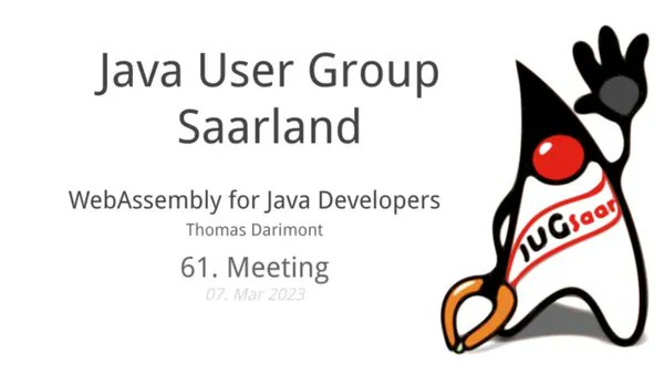 Java User Group Saarland tweet media