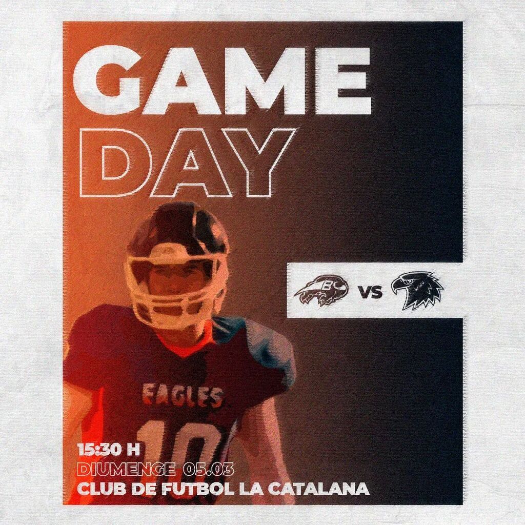 Diumenge anem a casa dels @barcelona_bufals a disputar el nostre 5è partit de lliga. Un partit que promet emocions fortes!!! Ens hi veurem?

#futbolamerica
#football
#americanfootball
#eaglesnation
#vilafrancadelpenedes
#vilafranca 
@vilafrancadelpenedes instagr.am/p/CpLhpqqrzR_/