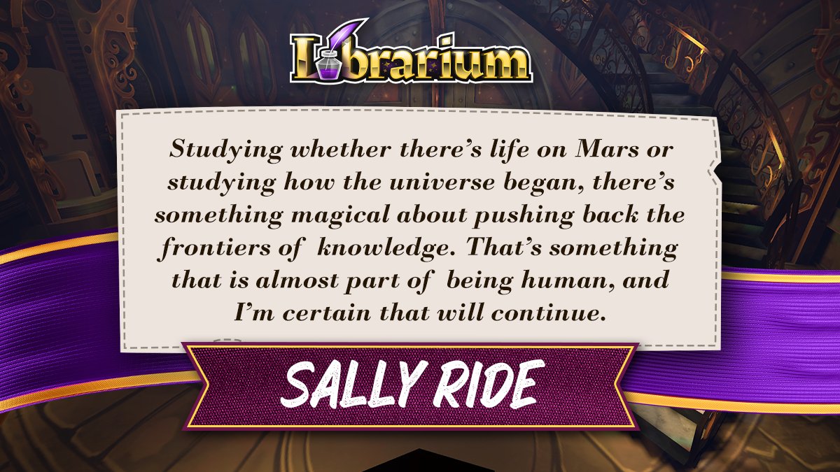Part of being human is to continue studying, investigating, and learning about the unknown, always trying to understand more about where we come from and what surrounds us. 

Join us in #LibrariumVR to learn about the many subjects humanity has explored and will keep doing so.